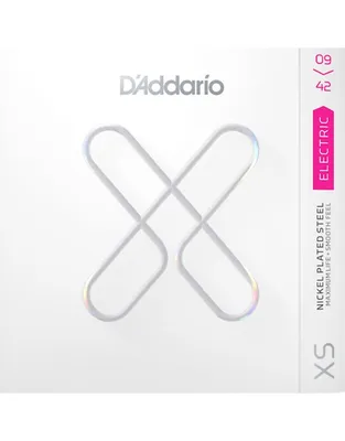 D'Addario XSE0942 Χορδές Ηλ.Κιθάρας XS Nickel-plated Steel Coated .009-.042 Super Light