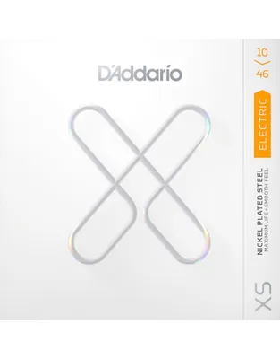 D'Addario XSE1046 Χορδές Ηλ.Κιθάρας XS Nickel-plated Steel Coated .010-.046 Regular Light