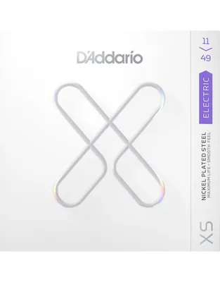 D'Addario XSE1149 Χορδές Ηλ.Κιθάρας XS Nickel-plated Steel Coated .011-.049 Medium