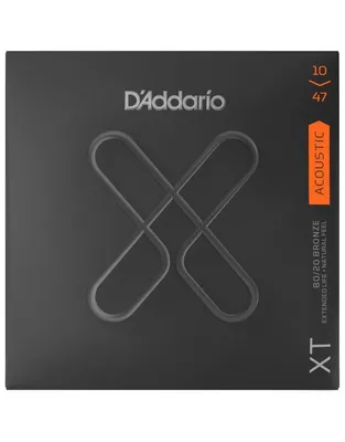 D'Addario XTABR1047 Χορδές Ακουστικής Κιθάρας XT 80/20 Bronze Coated .010-.047 Light
