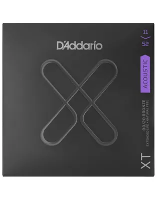 D'Addario XTABR1152 Χορδές Ακουστικής Κιθάρας XT 80/20 Bronze Coated  .011-.052 Custom Light