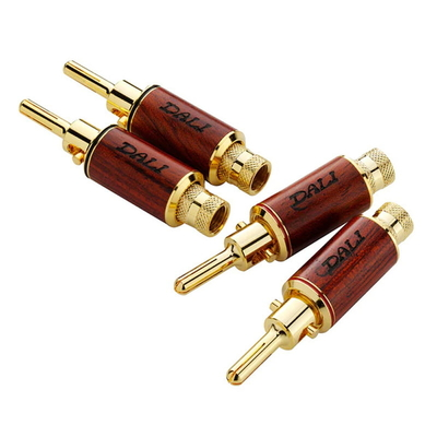Dali Golden Banana Plugs (4 pcs in plastic bag)