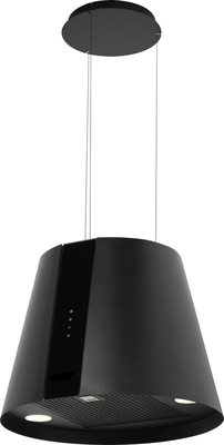 Davoline Απορροφητήρας Νησίδα Pure Plus Mat Black