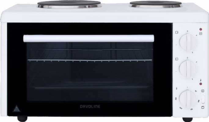 Davoline EC-400 Chef Φουρνάκι με 2 εστίες