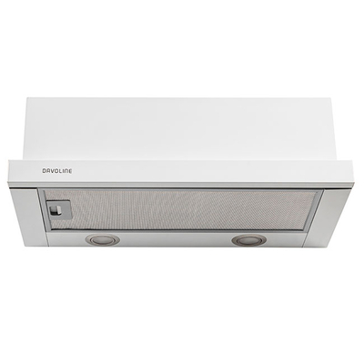 Davoline Omega Plus 60 Συρόμενος Απορροφητήρας 60cm Λευκός