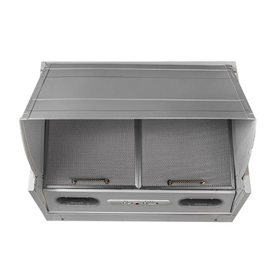 Davoline P140 Silver Πτυσσόμενος Απορροφητήρας 59.9cm Γκρι