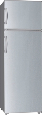 Davoline RF220 NE Ψυγείο Δίπορτο 206lt Υ143xΠ54.5xΒ55.5εκ. Inox