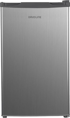 Davoline RF85E Μονόπορτο Ψυγείο 102lt  Ασημί