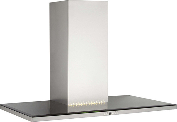 Davoline Slim Plus IX-BL 60cm Απορροφητήρας Καμίνι Inox & Μαύρο Γυαλί Slim Plus