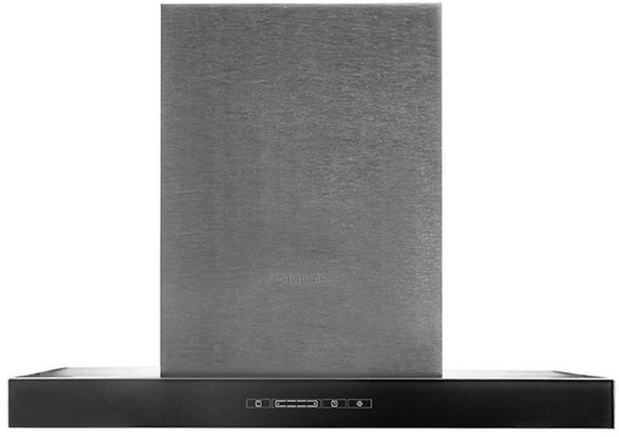Davoline Tate 090 IX-BL Απορροφητήρας Καμινάδα 90cm Μαύρος-Inox