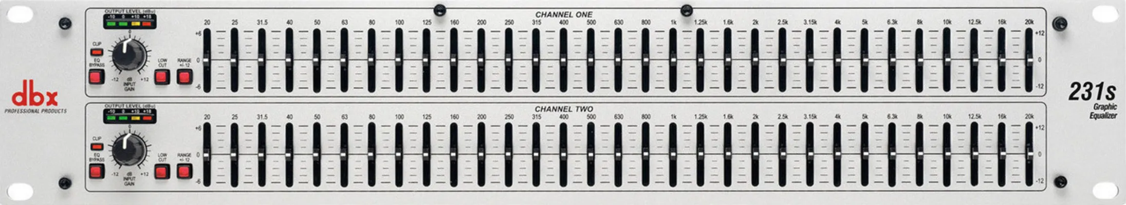 DBX 231S Γραφικό equalizer 2x31 περιοχών