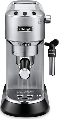Delonghi Dedica Pump Metal Μηχανή Espresso 1300W Πίεσης 15bar Ασημί EC 685 (DLGEC685.M)