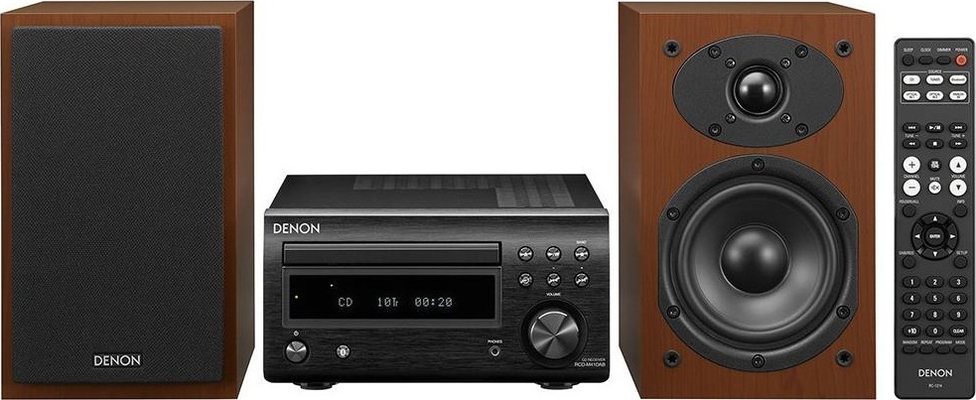 Denon D-M41DAB Black/Walnut