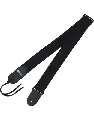 DIMARZIO DD-3100BK Ζώνη Κιθάρας με Δερμάτινα Άκρα σε Μαύρο Χρώμα