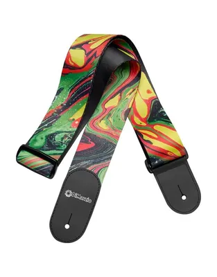 DIMARZIO DD3141 Steve Vai Print Green Universe Ζώνη Κιθάρας - Μπάσου