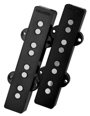 DIMARZIO DP149BK Ultra Jazz Pair Black Μαγνήτες Ηλεκτρικού Μπάσου (Ζεύγος)