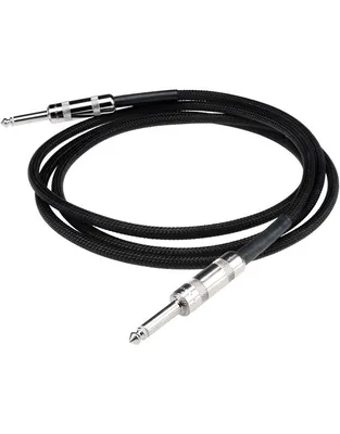 DIMARZIO EP-1710-SSQBK Καλώδιο Καρφί-Καρφί 3.0m (10 ft) Switchcraft Ίσιο σε Silent Ίσιο Μαύρο