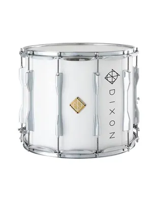 DIXON PMSCL124-WT Wood Shell Λευκό 14" x 12" Ταμπούρο Παρέλασης