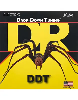 DR Strings Drop Down Tuning DDT-10/52 Χορδές Ηλεκτρικής Κιθάρας .010 -.052 Big - Heavy