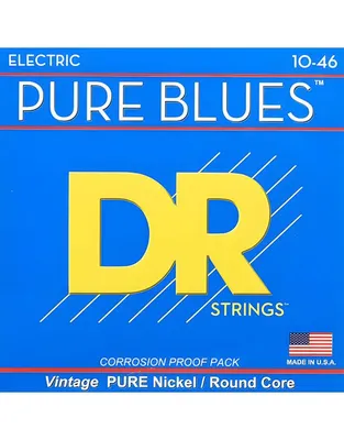 DR Strings Pure Blues PHR-10 Pure Nickel Χορδές Ηλεκτρικής Κιθάρας .010 -.046 Medium