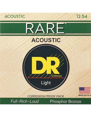 DR Strings Rare RPM-12 Phosphor Bronze Χορδές Ακουστικής Κιθάρας .012 -.054 Light
