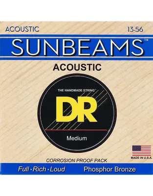 DR Strings Sunbeams RCA-13 Phosphor Bronze Χορδές Ακουστικής Κιθάρας .013 -.056 Medium