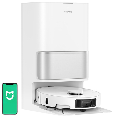 Dreame Robot Vacuum L10s Ultra Gen 3, LDS, Mop, 25.000pa, 5.200mAh, w80ml, d250ml (White)
