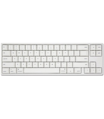 Ducky MIYA Pro Mac White LED 65% PBT Mechanical Keyboard MX-Clear.MY68CW2W/WWM2A