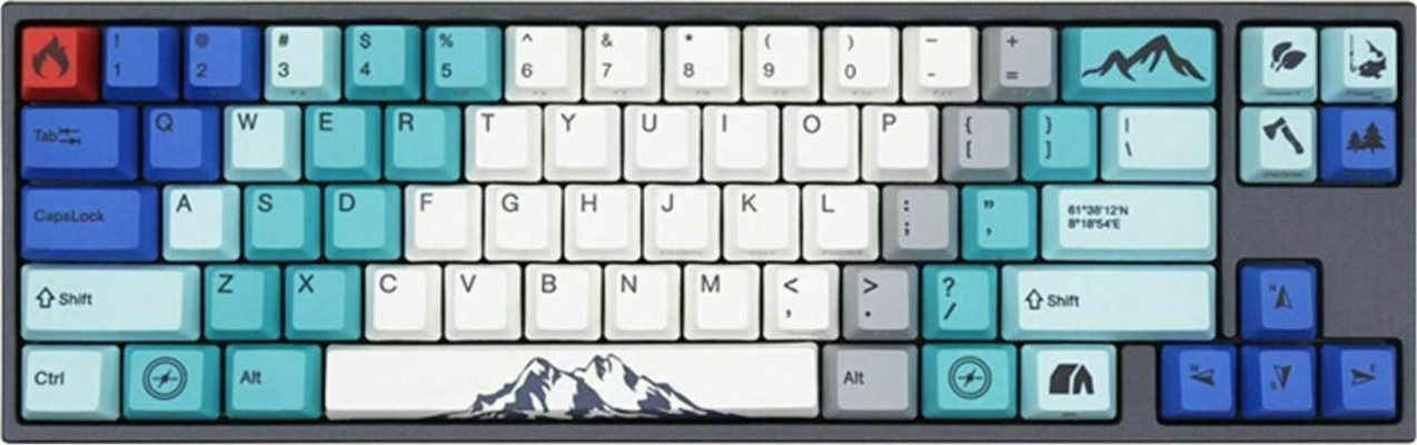 Ducky x Varmilo MIYA Mac Summit White LED 65% Dye Sub PBT Mechanical Keyboard.MY68CC2W/LL7 Mo25v