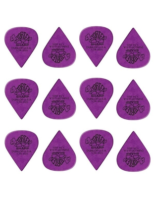 DUNLOP 412P1.14 Tortex Sharp 1.14mm Πέννες (12τεμάχια )