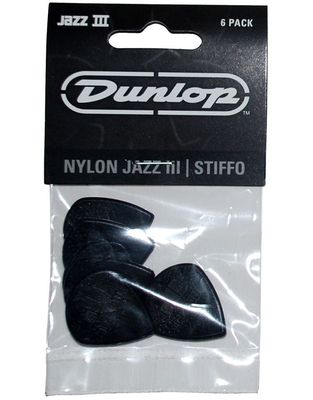 DUNLOP 47P3S Πέννες Jazz III Stiff 1.38 mm (6 τεμάχια)