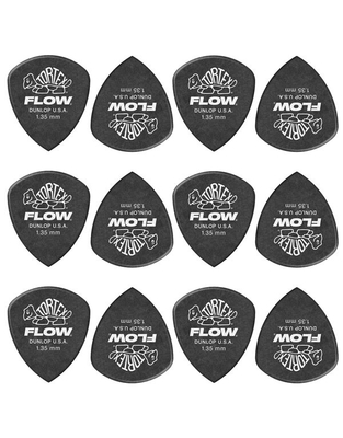 DUNLOP 558P1.35 Πέννες Tortex Flow Standard 1.35mm (12 τεμάχια)