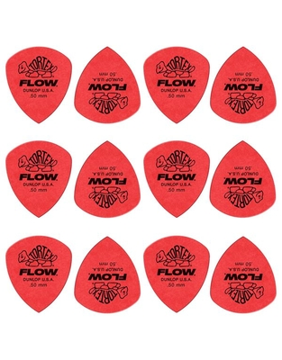 DUNLOP 558P.50 Πέννες Tortex Flow Standard (12 τεμάχια)