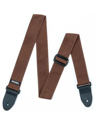 DUNLOP D0701BR Poly Strap Brown Ζώνη Ηλεκτρικής Κιθάρας - Μπάσου