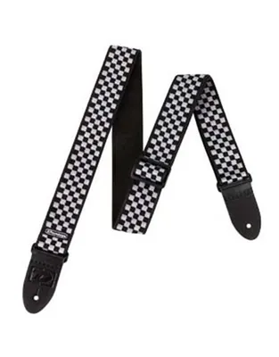 DUNLOP D38-31BK B&W Check Ζώνη Ηλ.Κιθάρας - Μπάσου