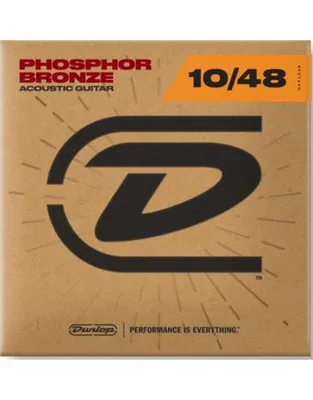 DUNLOP DAP1048 Χορδές Ακουστικής Κιθάρας Phosphor Bronze .010-.48 Extra Light