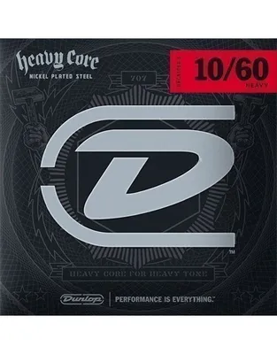 DUNLOP DHCN1060 Χορδές Ηλεκτρικής Κιθάρας Heavy Core Nickel Wound .010-.060 Heavy (Drop C#)