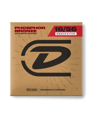 DUNLOP DOP1656 Χορδές Resonator Ακ.Κιθάρας Phosphor Bronze .016-.056