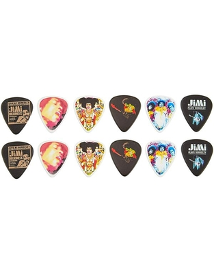 DUNLOP JHPT03H  Jimi Hendrix Electric Lady Tin Πέννες ( 12 τεμάχια )