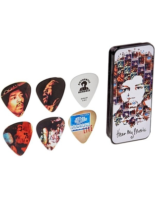 DUNLOP JHPT07M Jimi Hendrix Hear My Music Tin Πέννες ( 12 τεμάχια )