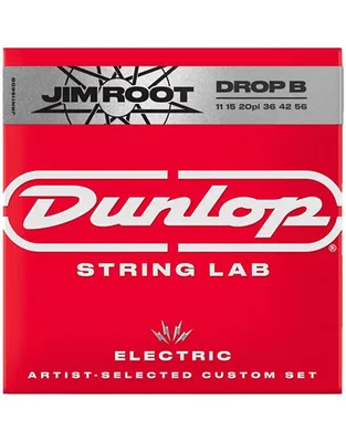 DUNLOP JRN1156DB  Χορδές Ηλ.Κιθάρας Jim Root .011-.056 (Drop B)