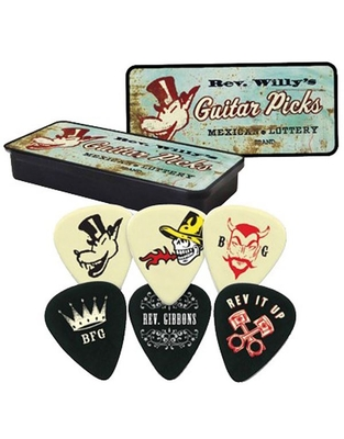 DUNLOP Πένες Medium  Reverend Willy  (6 τεμάχια)