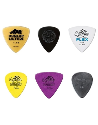 DUNLOP PVP117 Variety Pack Πένες Μπάσου (6 τεμάχια)