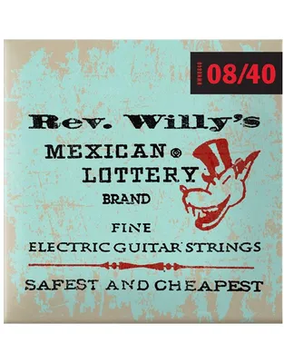 DUNLOP RWN0840 Χορδές Ηλ.Κιθάρας Billy Gibbons Rev. Willy's Nickel Wound .008-.040 Fine