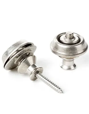 DUNLOP SLS1035VN Straplok Dual Design Vintage Nickel