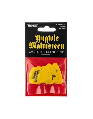 DUNLOP YJM-03YL Yngwie Malmsteen Πέννες Κίτρινο ( 6 τεμάχια )