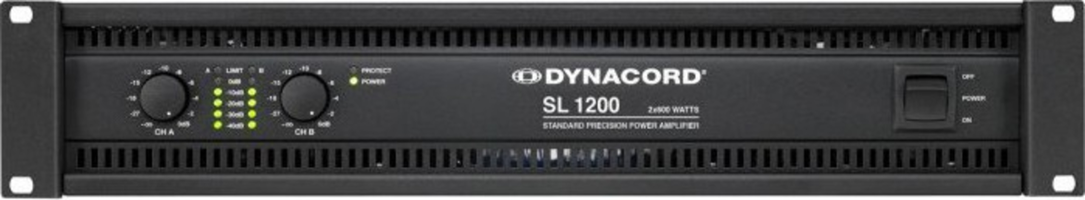 DYNACORD SL1200 Τελικός Ενισχυτής 2x600W @4Ω (Black)