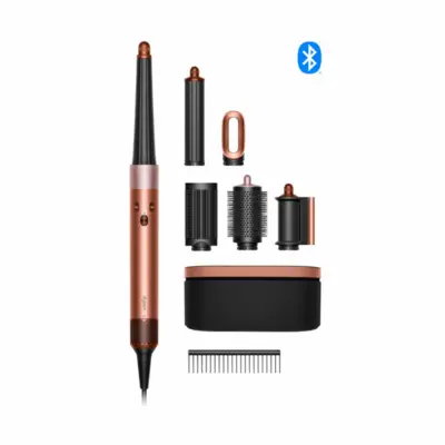 DYSON HS08 Airwrap i.d. Straight+Wavy Amber Silk/Pink Champagne (Gift Pack).123682-01