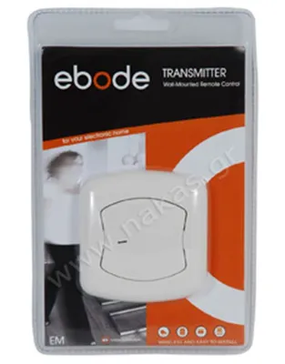 EBODE ΕΒ-ΕΜ Ασύρματο Επιτοίχιο Χειριστήριο RF