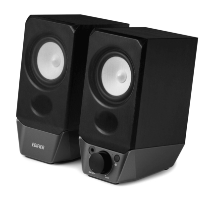 Edifier R19BT Ασύρματα Ηχεία Υπολογιστή 2.0 με Bluetooth και Ισχύ 2W σε Μαύρο Χρώμα